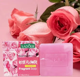 Sadoer Organic Refreshing Rose Flower Facial Soap  - 100g